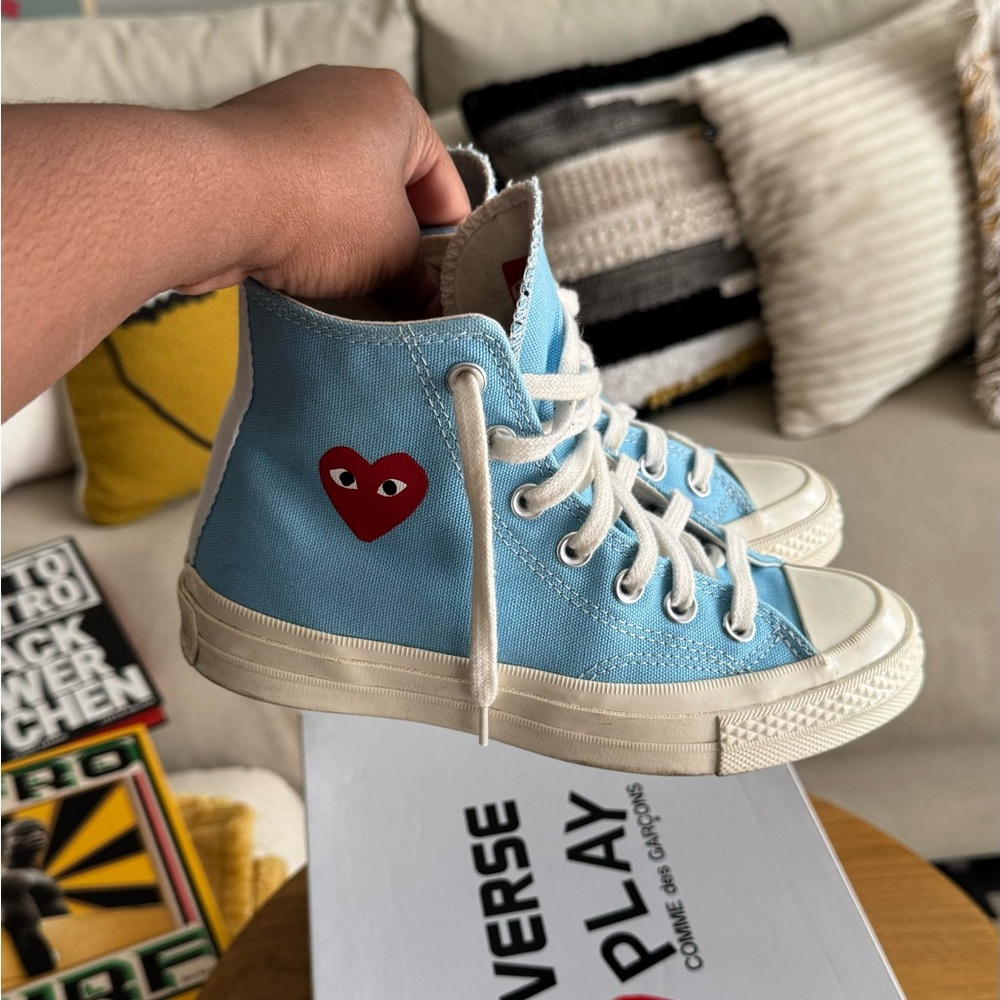 CONVERSE Comme des Garcons PLAY x Chuck 70 High Bright Blue